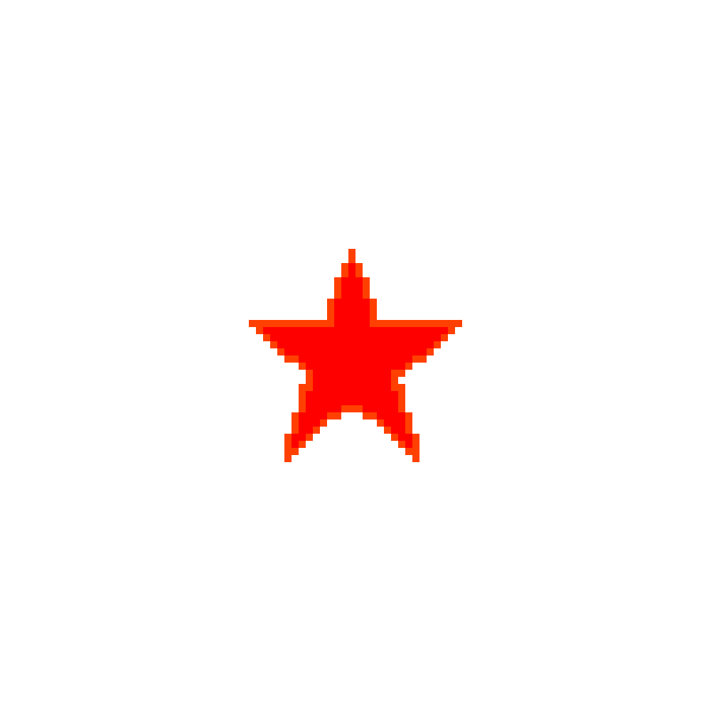 star w orange outline